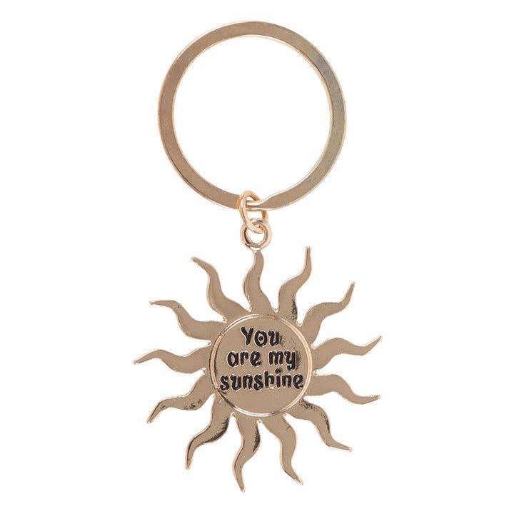 Gouden Zon Sleutelhanger