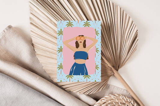 Palmtree chick | Poster A5