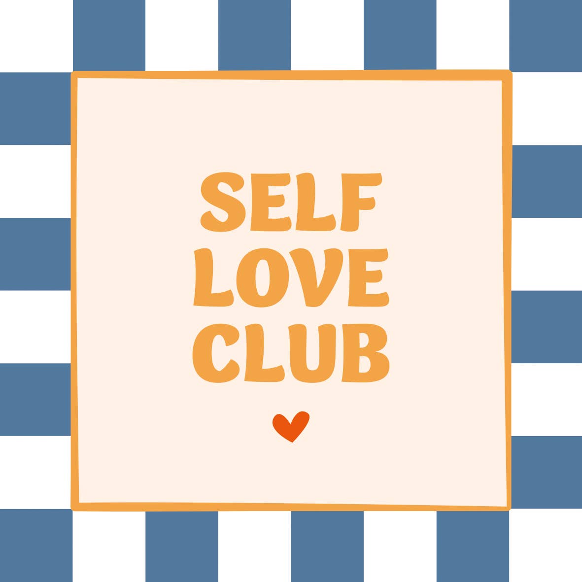 Self love club - ceramic tile