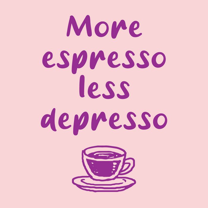 Tegeltje espresso