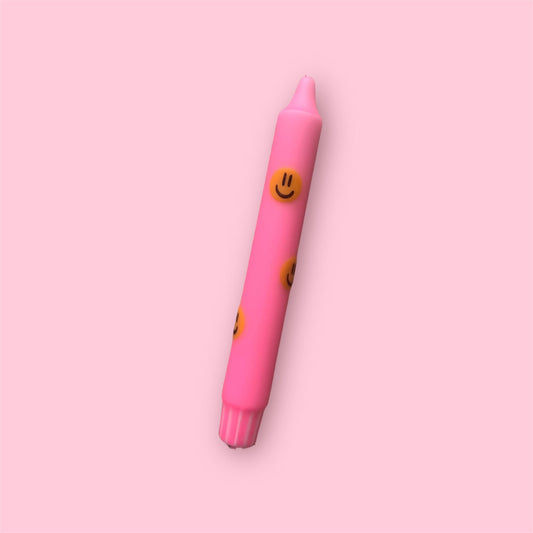 Dinerkaars smiley pink